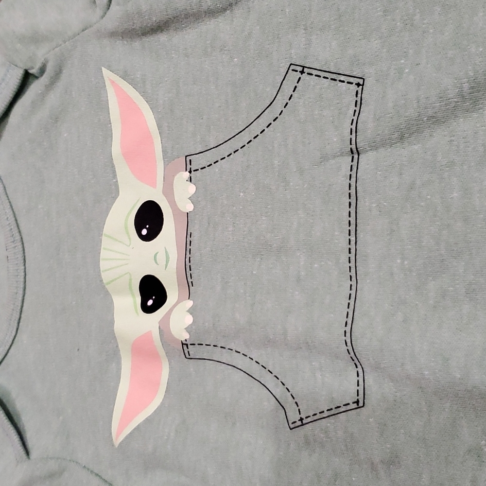 Baby Yoda bodysuit (3-6 Months) - Picture 2 of 6